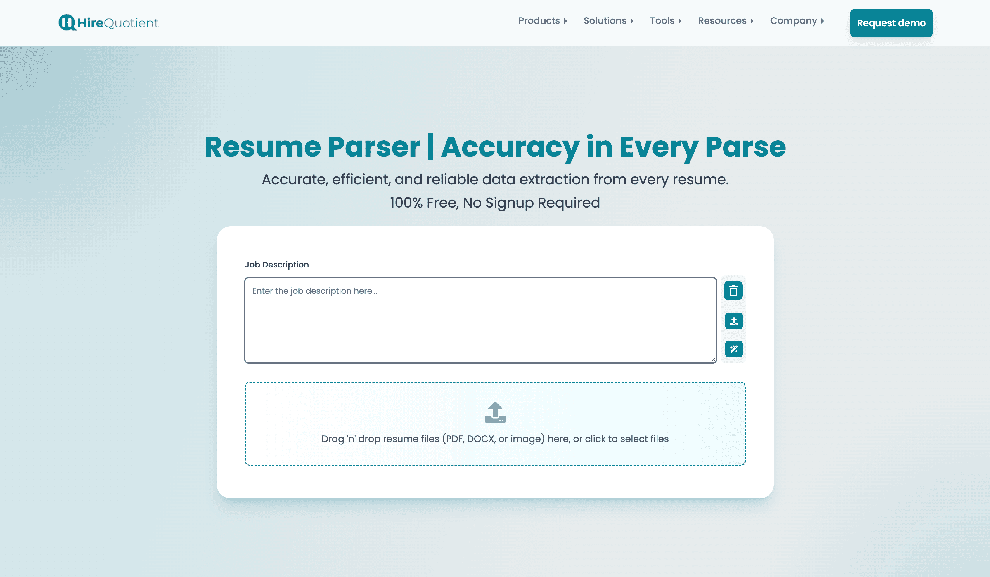 AI-powered Resume Parser